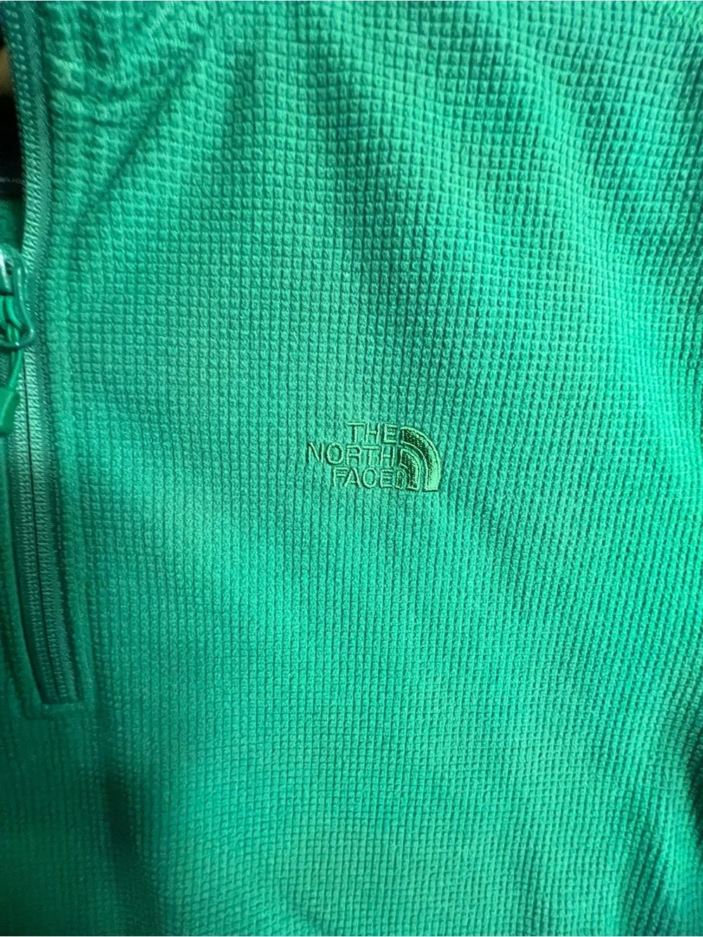 The North Face Green Full-Zip Fleece Jacket